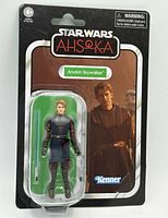 Front of sealed card showing figure and accessories