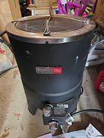 Full view of Char-Broil Big Easy fryer showing exterior condition and branding