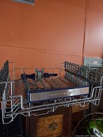 Upper rack assembly showing size, material and PROFESSIONAL badge