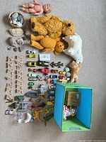 All items laid out showing quantity and variety