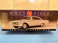 Front of AMT Masterpiece box showing 1960 Ford Starliner image