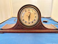 Front view showing dial, case design and power cord