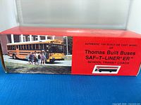 Red box front displaying brand, model, scale information