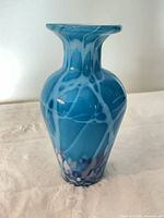 Full view of vase front, showing color pattern and shape