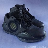 Full view of both sneakers right side profile