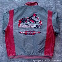 Back view showing full graphic and color blocking