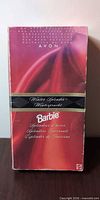 Front view of Barbie Winter Splendor Avon box