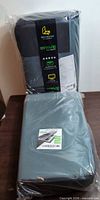 Two sealed packages of Drive gray car seat protectors