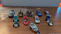 Nine fantasy and concept die-cast cars first grouping