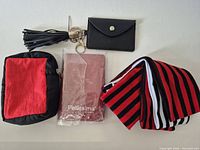 Group shot of all five accessories