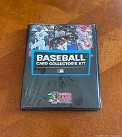 Front cover of Baseball Card Collector’s Kit binder