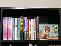 Shelf view showing all 13 dust-jacketed hardcovers