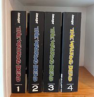 Spines of The Walking Dead Compendium volumes 1-4