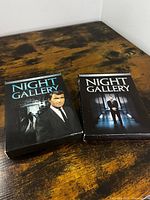 Front view of both Night Gallery DVD box sets