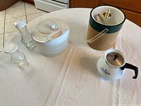 Group shot of all items on table