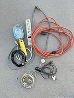 Group shot of all cords and accessories