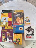 All packs laid out on table for overview