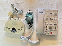 Future Call phone, GE answering unit, power adapter, cords
