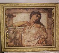 Full view of framed artwork