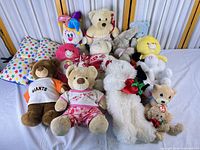 Group shot of entire lot displayed on surface