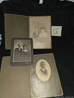 Overview of all three mounted photographs