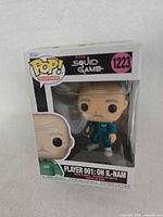 Front of boxed Funko Pop Player 001 Oh Il-Nam #1223