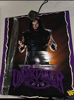 Front view of sealed WWF The Undertaker poster