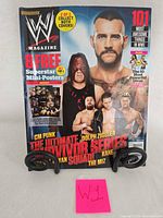 Front cover showing featured wrestlers and Survivor Series headline