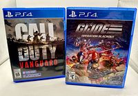 Front view of both PS4 game cases showing cover art and titles.