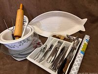 Full lot overview showing major items