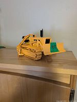 Front left view of bulldozer