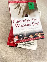 Stacked view of Chocolate for a Woman's Soul with partial views of other paperbacks