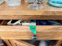 Drawer showing assorted packaged wine accessories