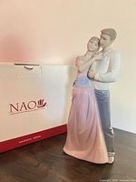 Figurine in front of original NAO box