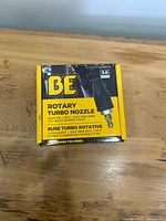 Front of boxed BE Power Equipment rotary turbo nozzle