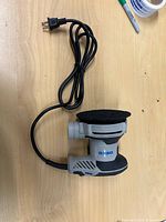 Full view of DEKO corded random orbit sander with power cord