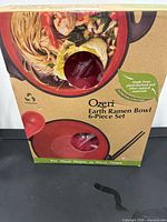 Front of sealed Ozeri Earth Ramen Bowl 6-Piece Set box