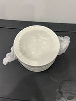 Stack of 12 shrink-wrapped rimmed fruit bowls