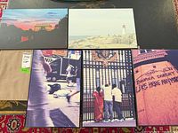 All six 12x18 photo plaques displayed together