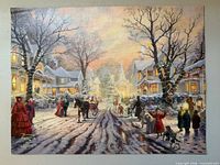Full view of canvas print showing entire scene