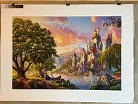 Full view of unstretched canvas print