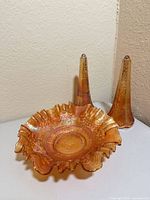 Set showing bowl and two vases together