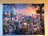 Full view of unstretched canvas print