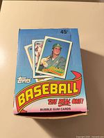 Closed display box top showing Jose Canseco artwork and 45¢ price