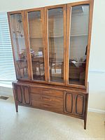 Full view of cabinet front closed