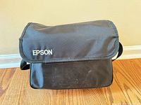 Epson-branded black carrying bag