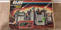 Front of original G.I. Joe Headquarters Command Center box showing artwork and branding