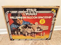 Front of original Kenner box showing graphics and wear