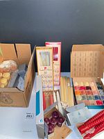 Overview of all candle boxes, loose tapers and votives