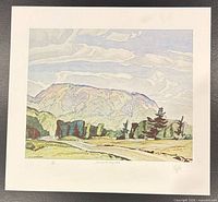 Full view of lithograph showing complete image and margins